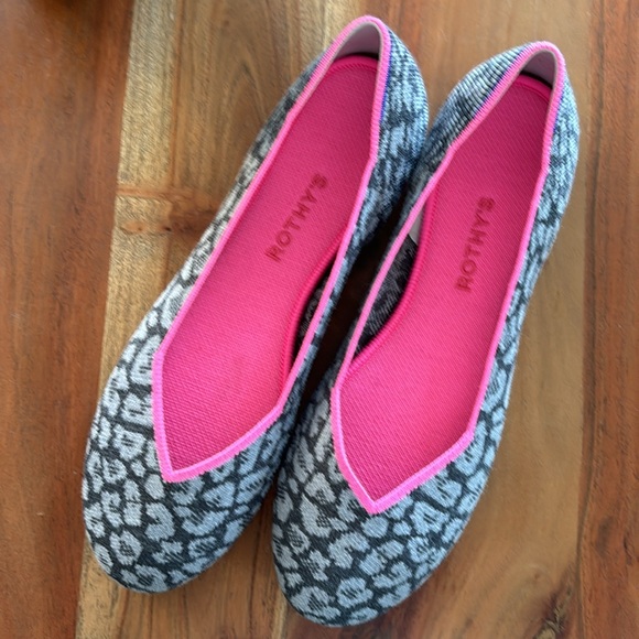 ROTHY’S The Merino Flat in Haze Spot RARE - Picture 2 of 4